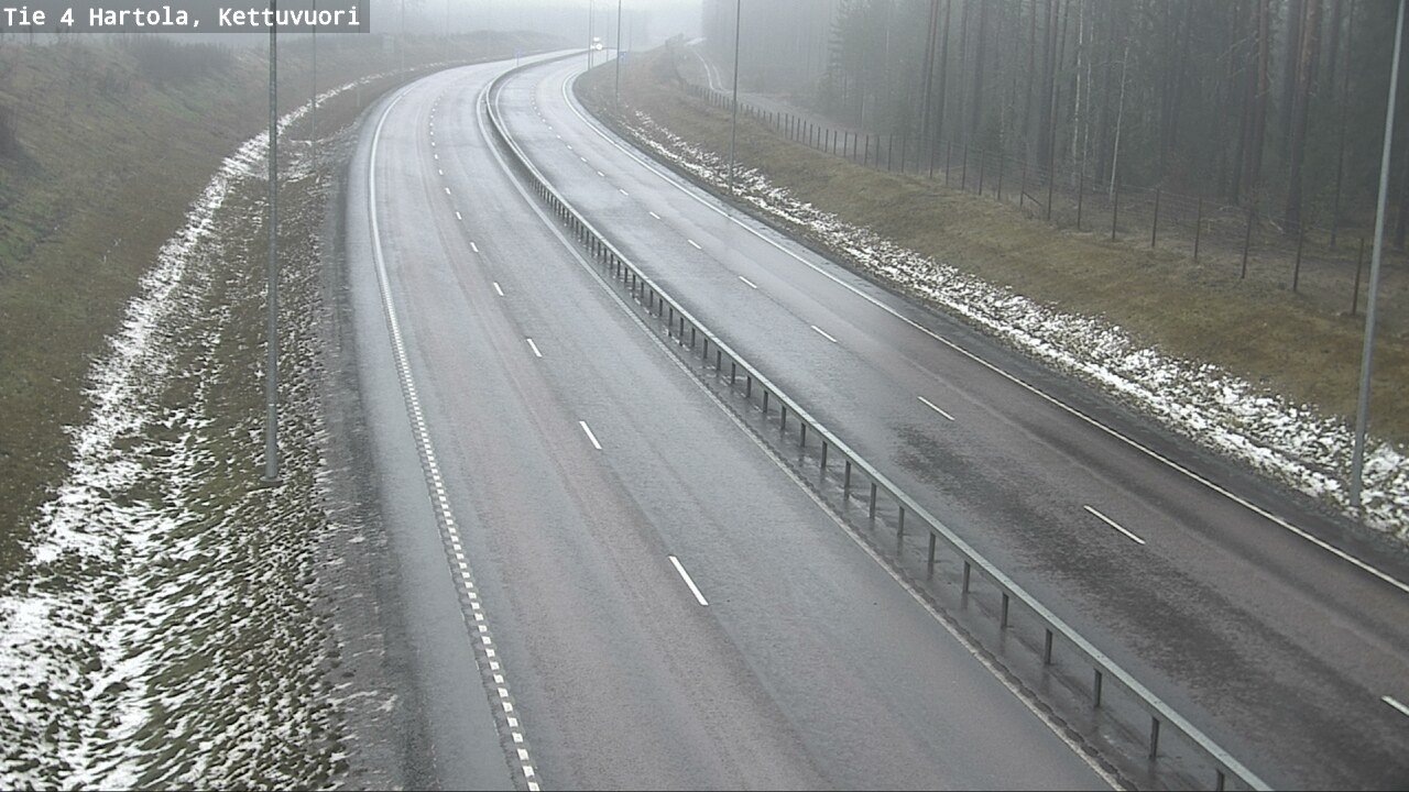 Weather Camera Image Väg 4 Hartola, Kettuvuori, Hartola, Päijät-Häme