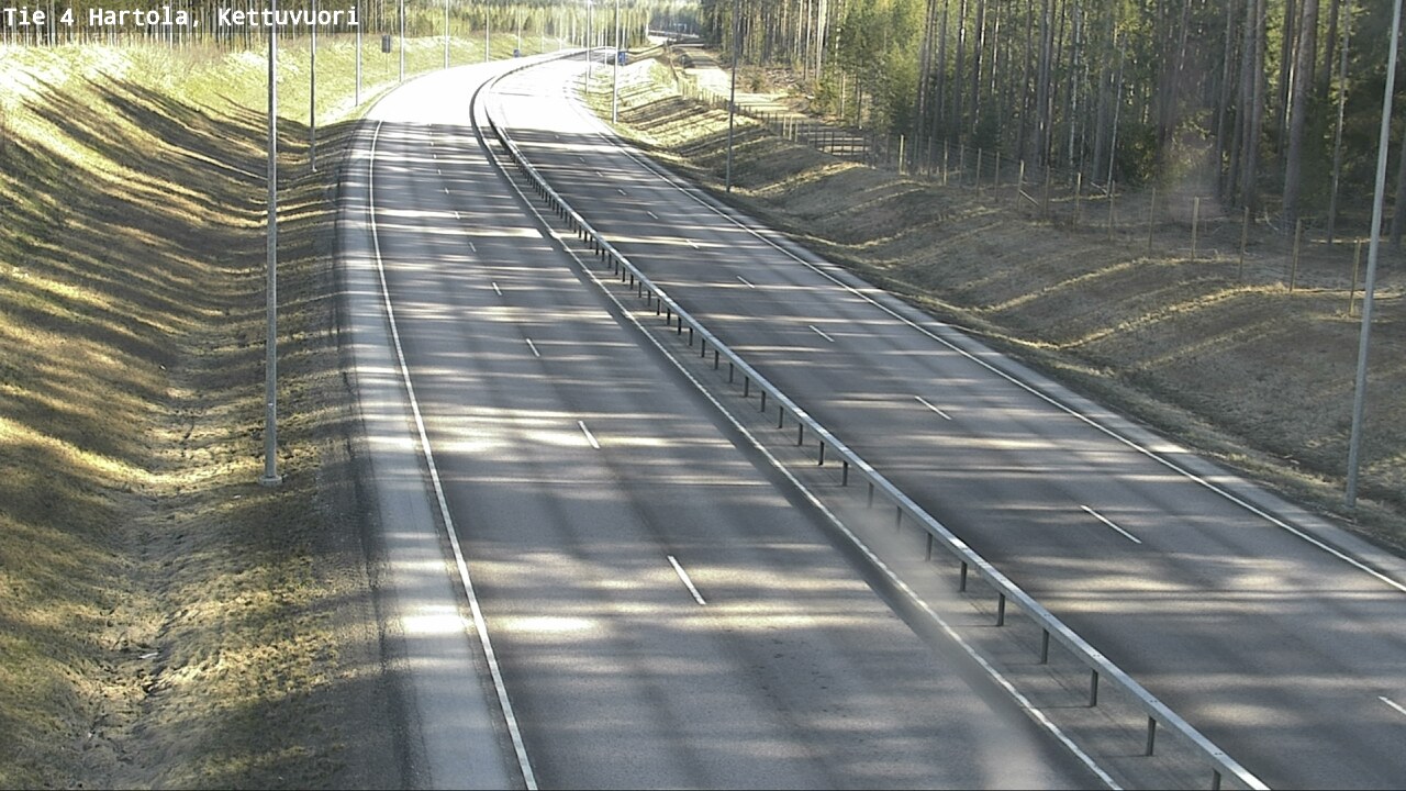 Weather Camera Image Väg 4 Hartola, Kettuvuori, Hartola, Päijät-Häme