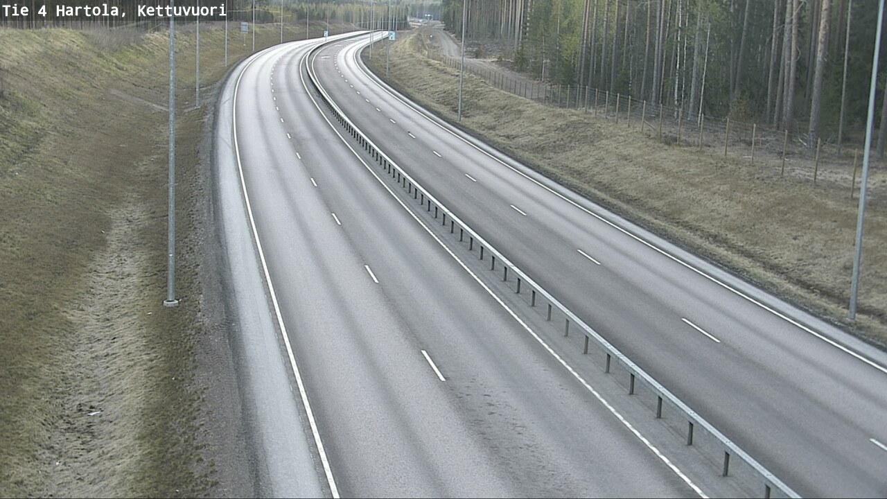 Weather Camera Image Road 4 Hartola, Kettuvuori, Hartola, Päijät-Häme