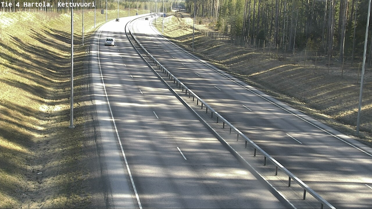 Weather Camera Image Väg 4 Hartola, Kettuvuori, Hartola, Päijät-Häme