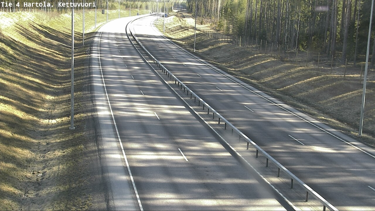 Weather Camera Image Väg 4 Hartola, Kettuvuori, Hartola, Päijät-Häme