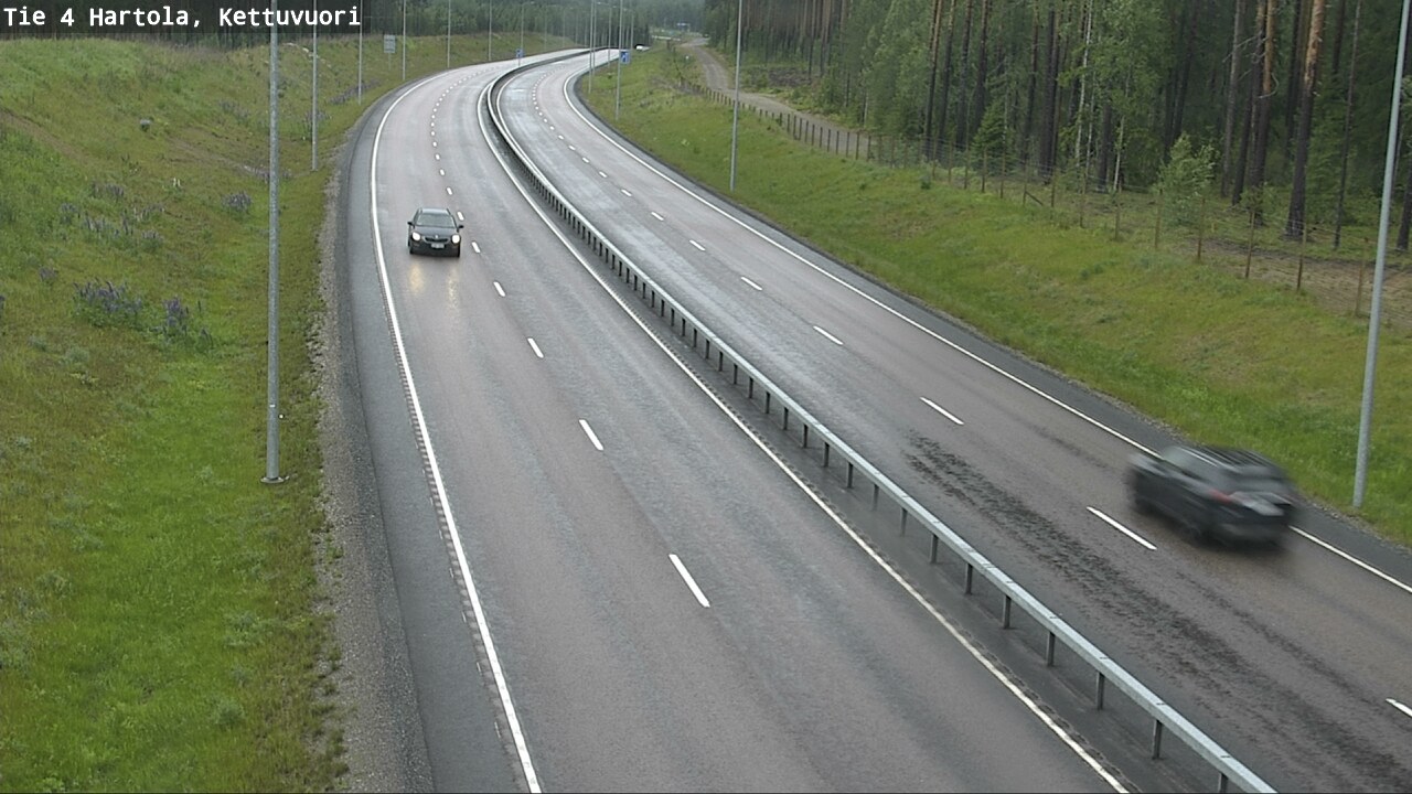 Weather Camera Image Väg 4 Hartola, Kettuvuori, Hartola, Päijät-Häme