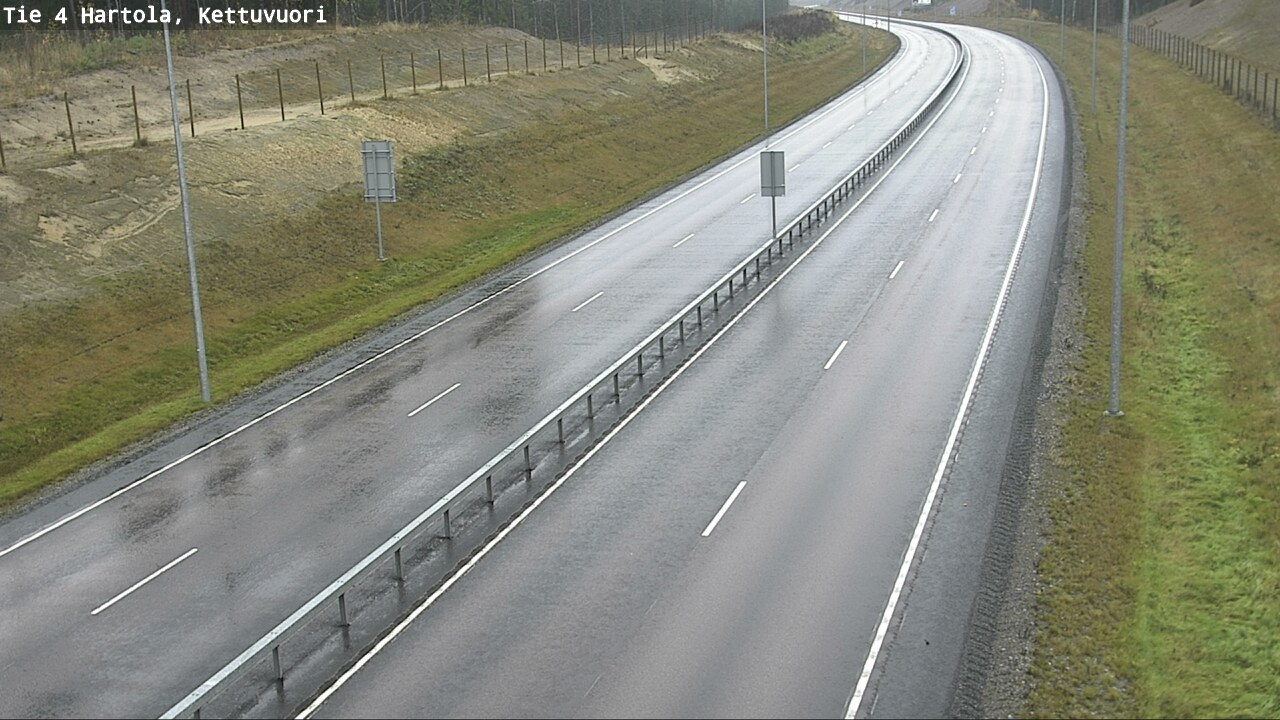 Weather Camera Image Väg 4 Hartola, Kettuvuori, Hartola, Päijät-Häme