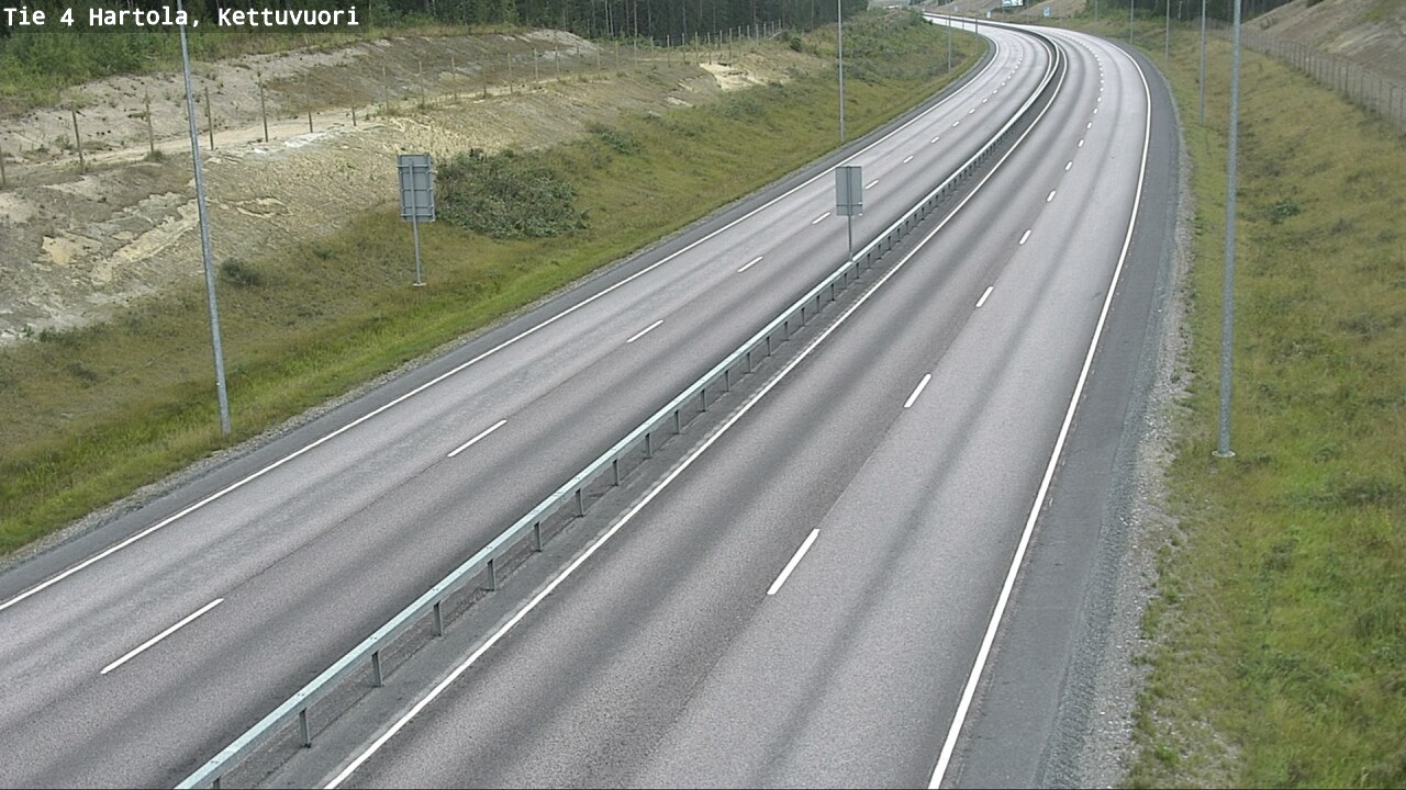 Weather Camera Image Road 4 Hartola, Kettuvuori, Hartola, Päijät-Häme
