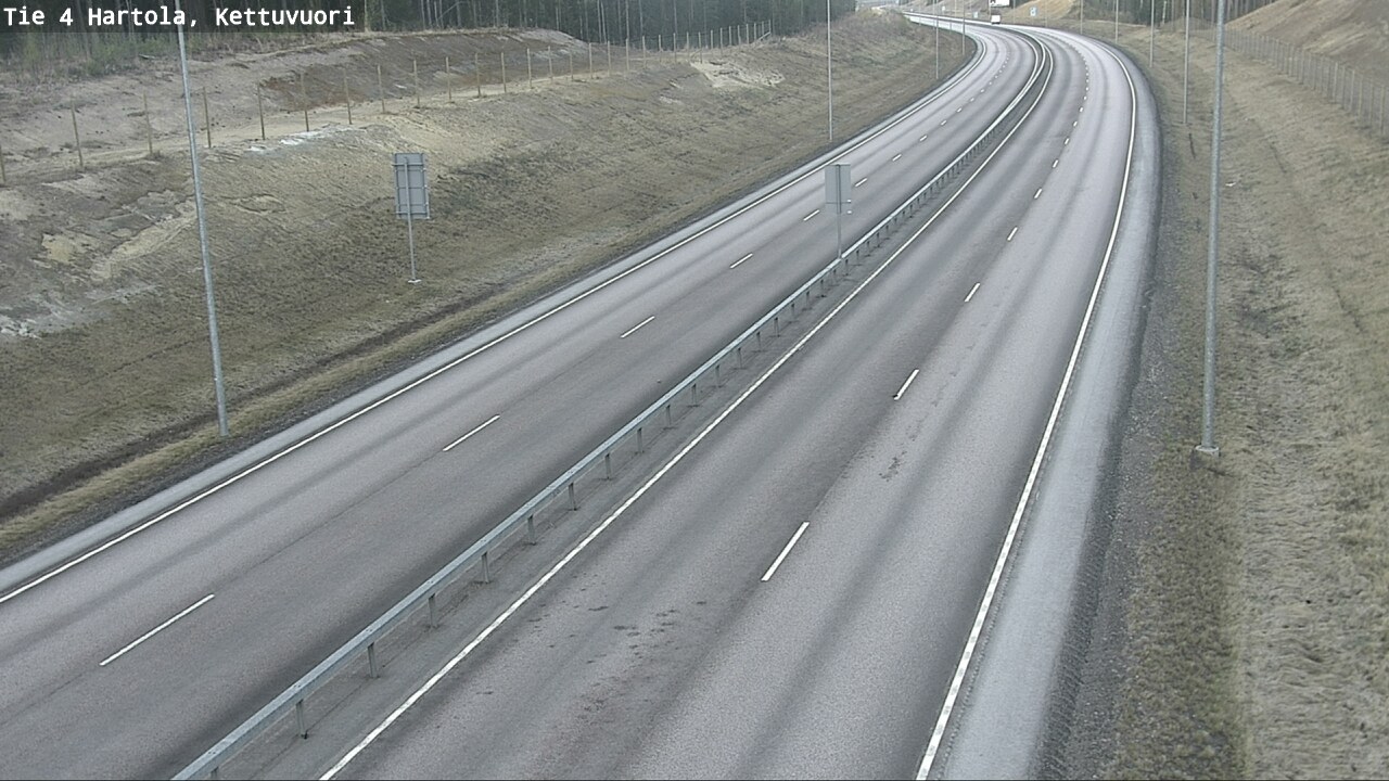 Weather Camera Image Road 4 Hartola, Kettuvuori, Hartola, Päijät-Häme