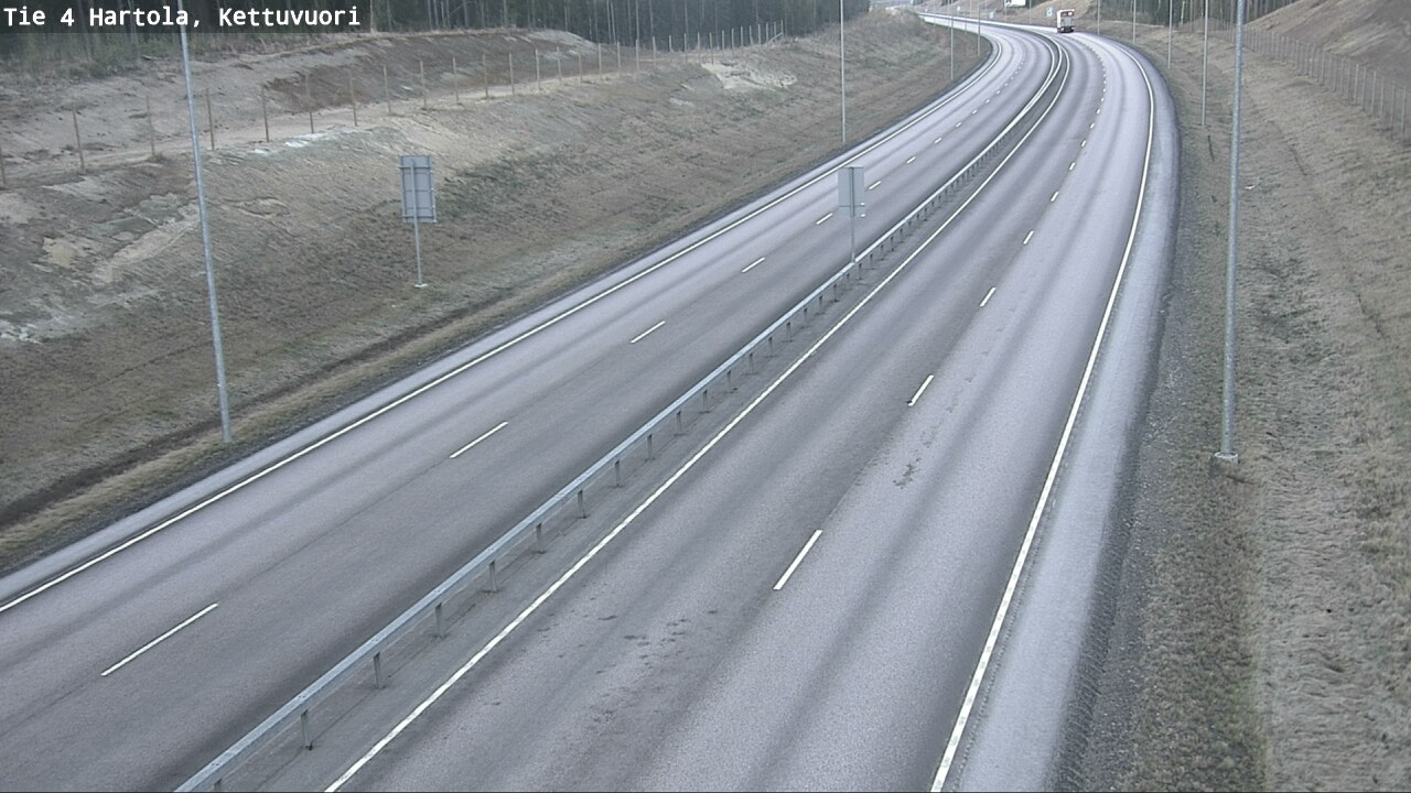 Weather Camera Image Road 4 Hartola, Kettuvuori, Hartola, Päijät-Häme