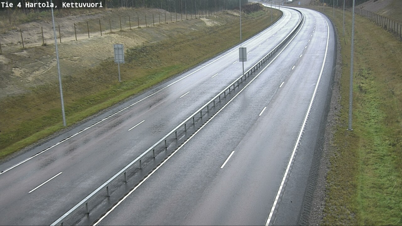 Weather Camera Image Väg 4 Hartola, Kettuvuori, Hartola, Päijät-Häme