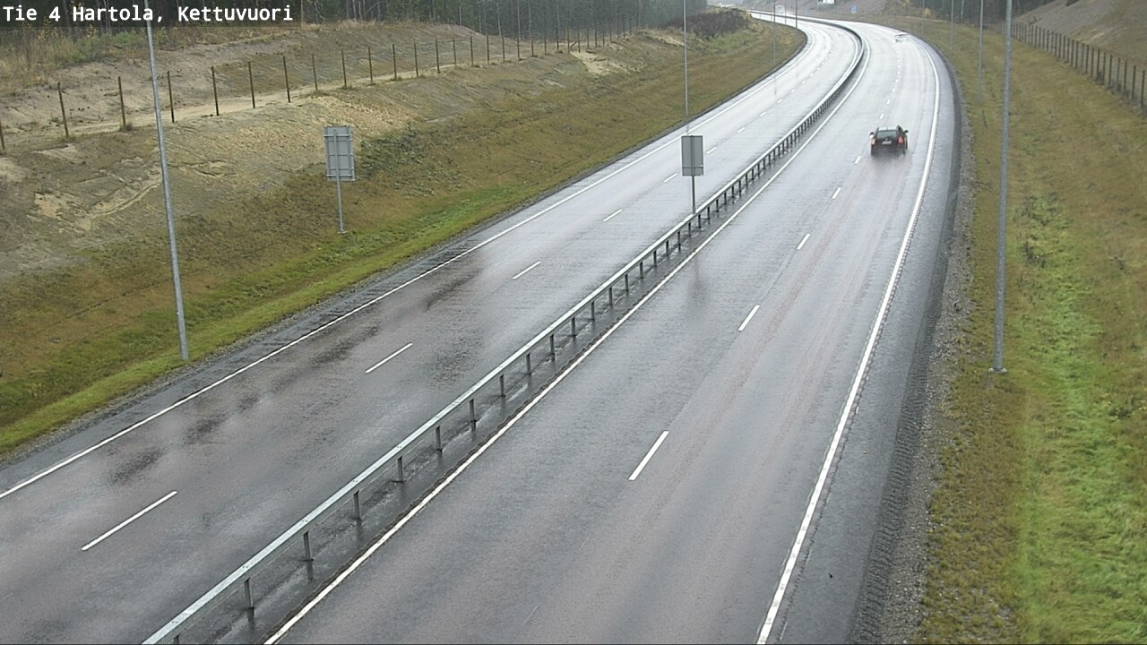 Weather Camera Image Väg 4 Hartola, Kettuvuori, Hartola, Päijät-Häme