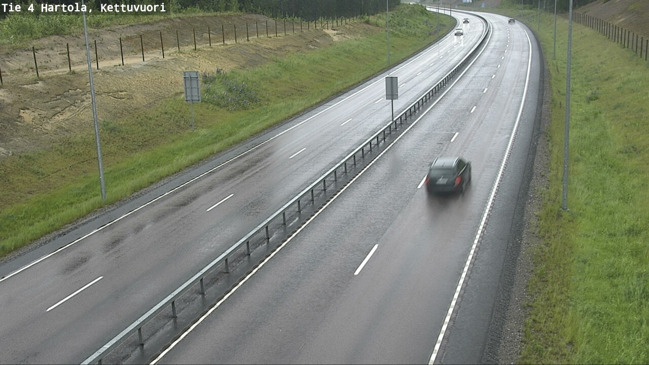 Weather Camera Image Väg 4 Hartola, Kettuvuori, Hartola, Päijät-Häme