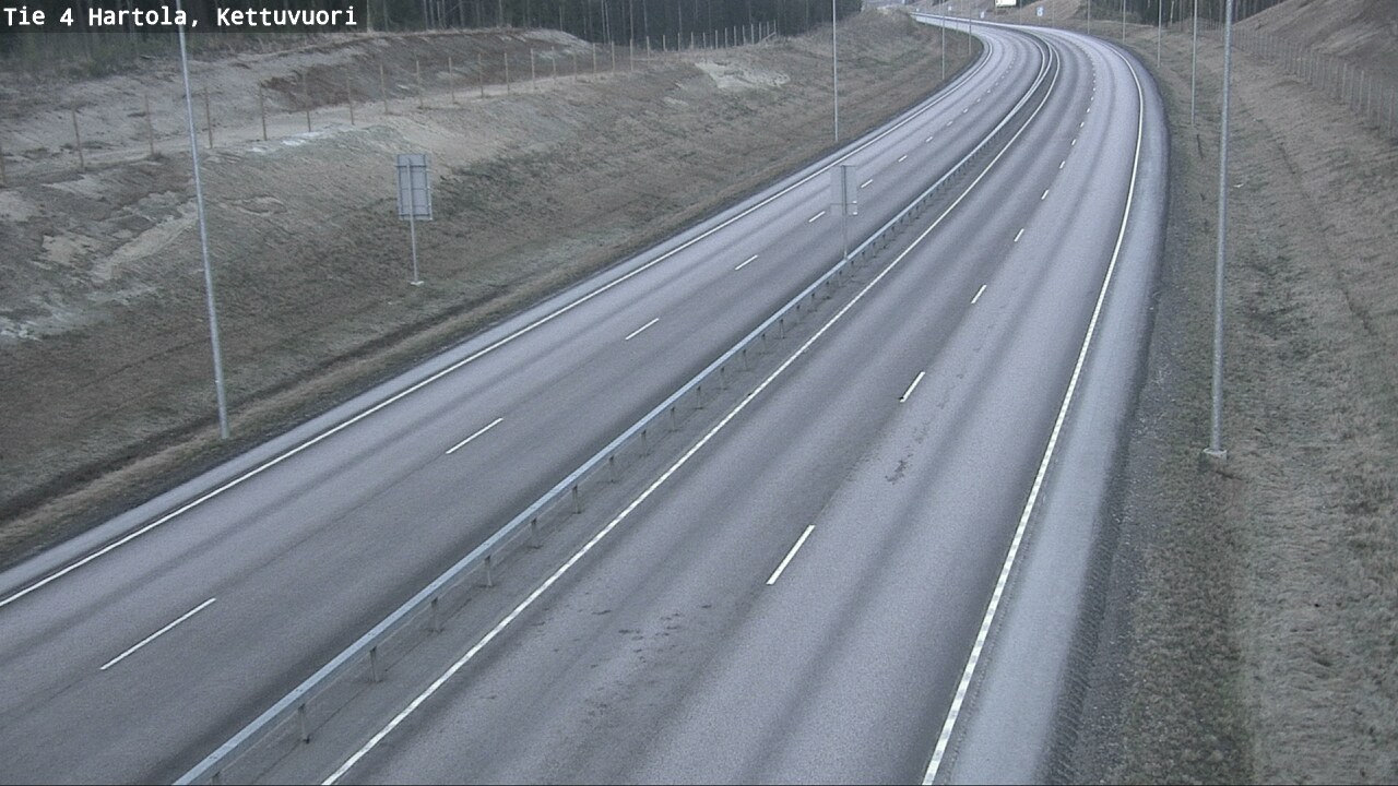 Weather Camera Image Road 4 Hartola, Kettuvuori, Hartola, Päijät-Häme