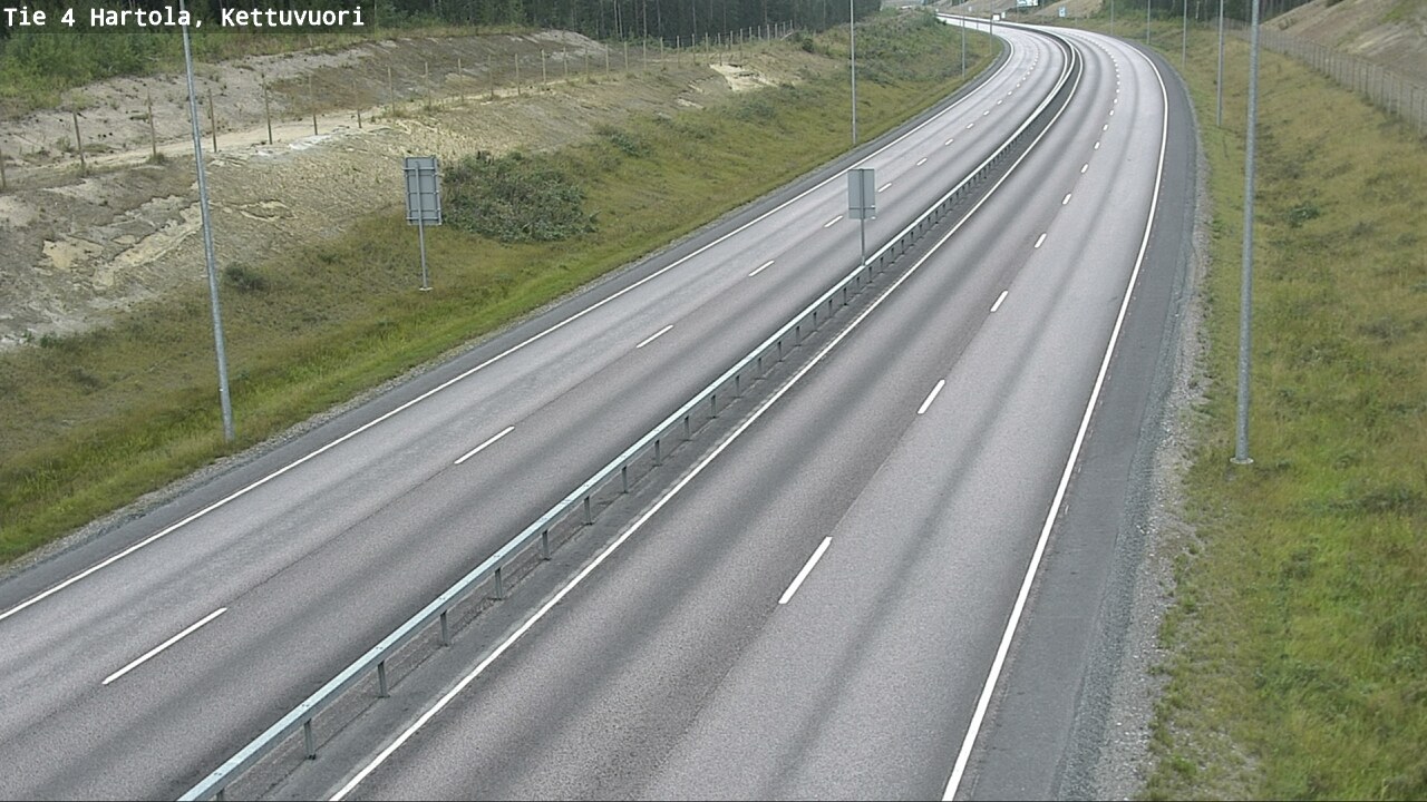 Weather Camera Image Road 4 Hartola, Kettuvuori, Hartola, Päijät-Häme