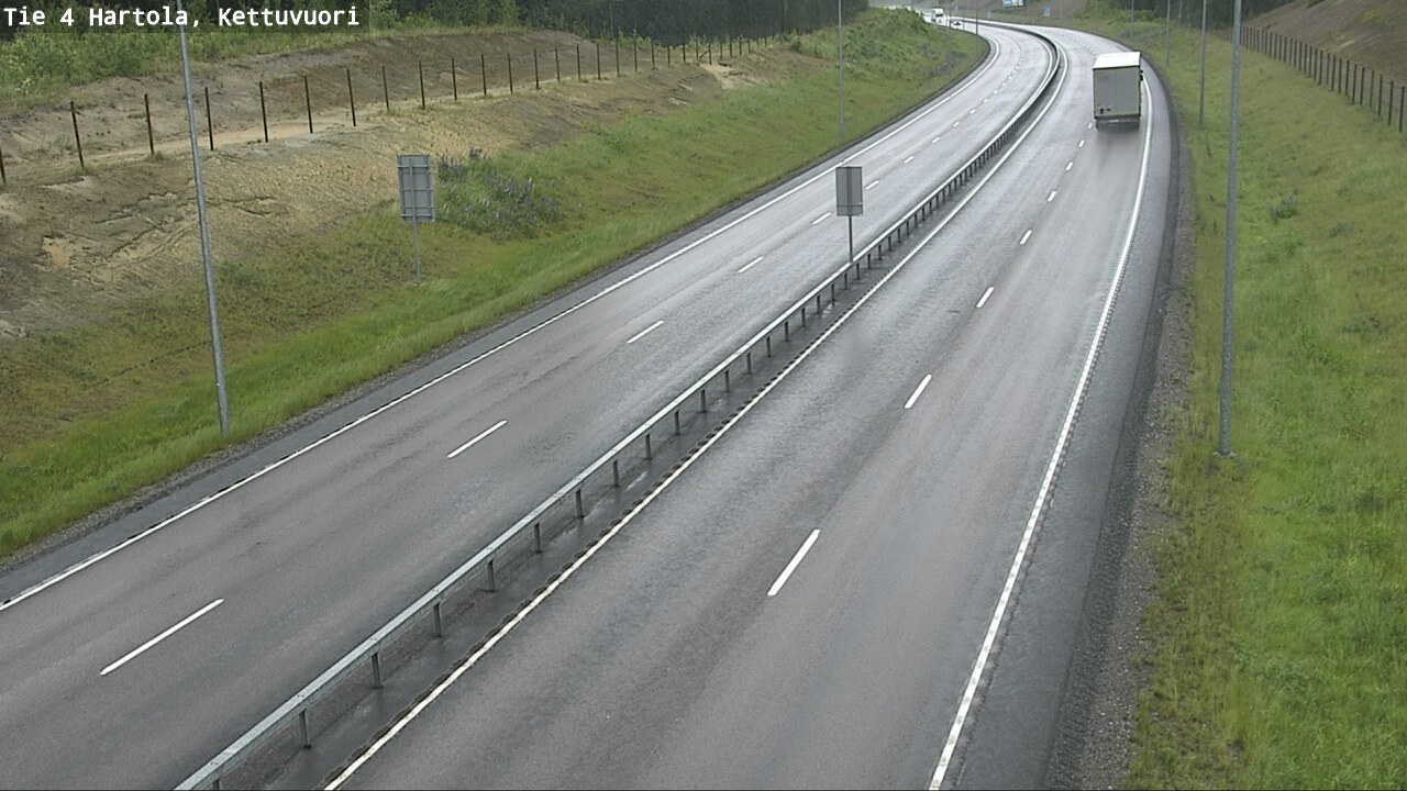 Weather Camera Image Väg 4 Hartola, Kettuvuori, Hartola, Päijät-Häme