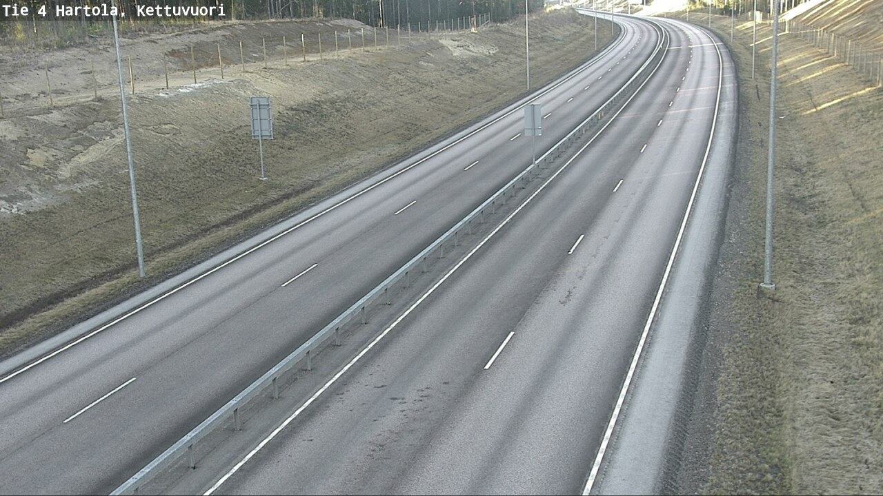 Weather Camera Image Road 4 Hartola, Kettuvuori, Hartola, Päijät-Häme