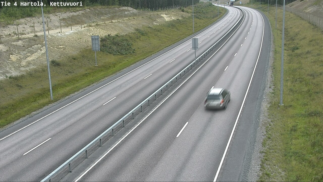 Weather Camera Image Road 4 Hartola, Kettuvuori, Hartola, Päijät-Häme
