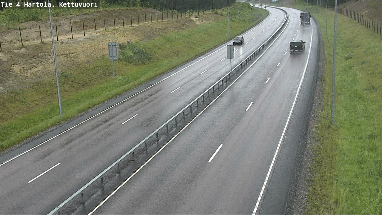 Weather Camera Image Väg 4 Hartola, Kettuvuori, Hartola, Päijät-Häme