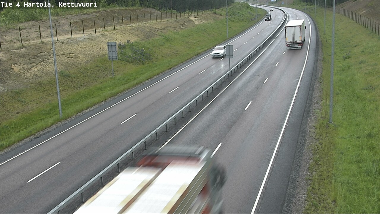 Weather Camera Image Väg 4 Hartola, Kettuvuori, Hartola, Päijät-Häme