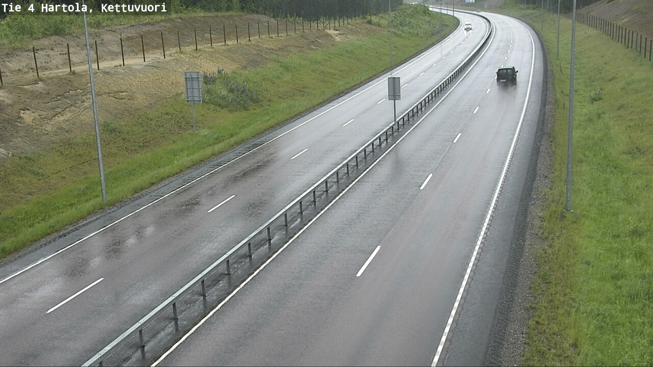 Weather Camera Image Väg 4 Hartola, Kettuvuori, Hartola, Päijät-Häme