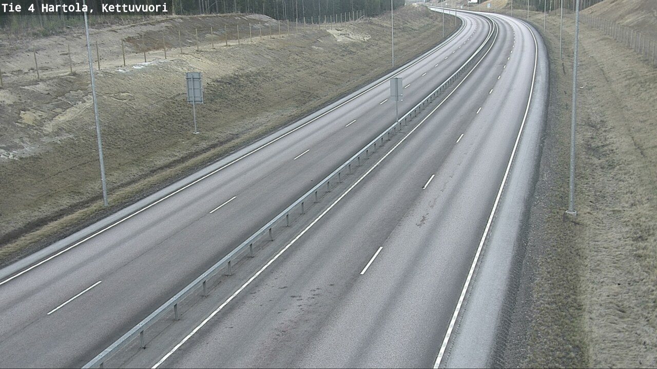 Weather Camera Image Road 4 Hartola, Kettuvuori, Hartola, Päijät-Häme