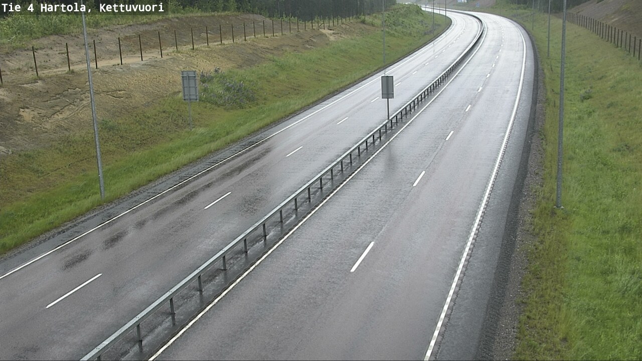 Weather Camera Image Väg 4 Hartola, Kettuvuori, Hartola, Päijät-Häme