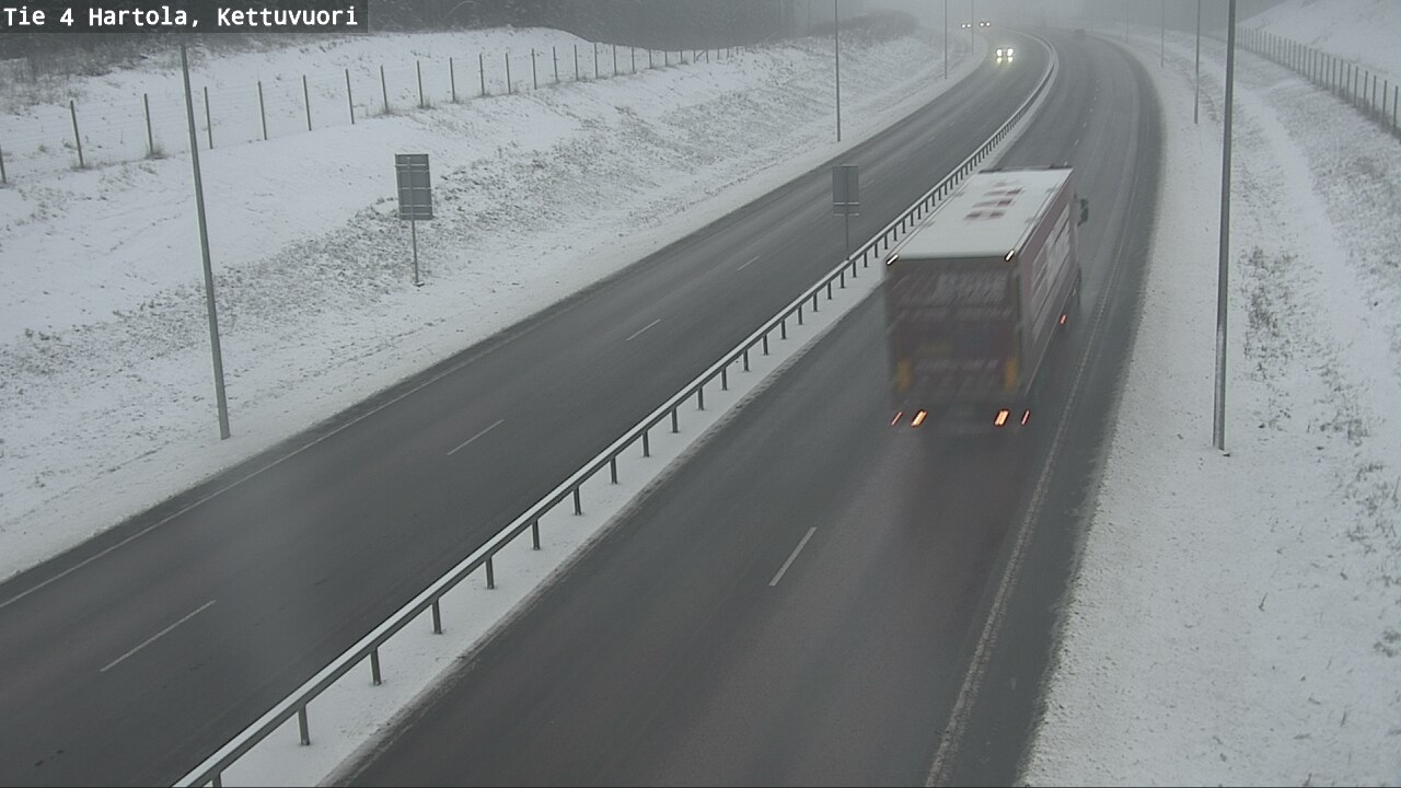 Weather Camera Image Väg 4 Hartola, Kettuvuori, Hartola, Päijät-Häme