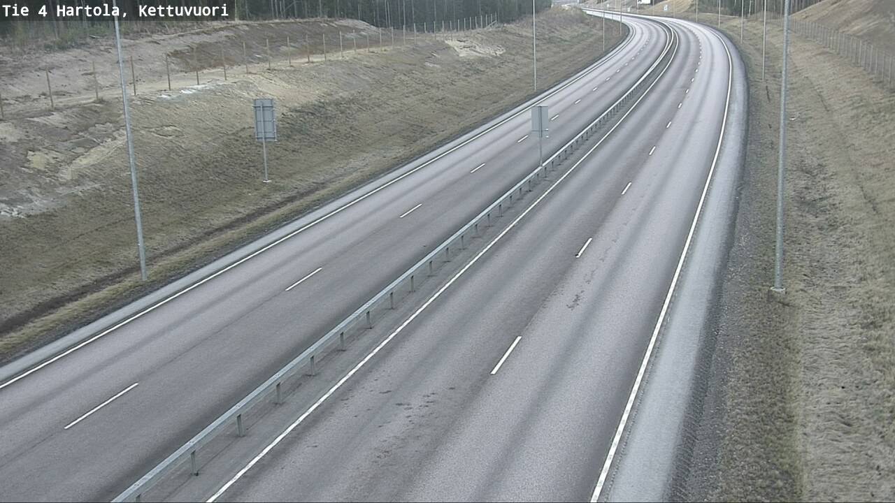 Weather Camera Image Road 4 Hartola, Kettuvuori, Hartola, Päijät-Häme