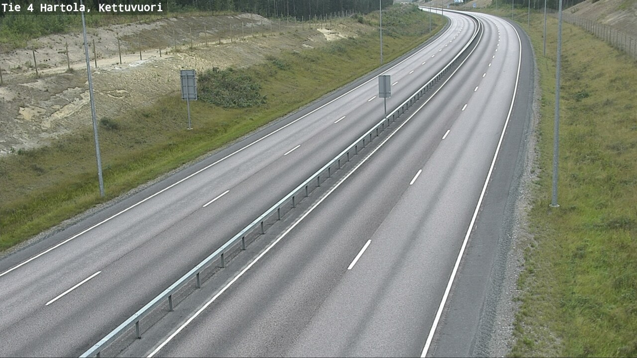 Weather Camera Image Road 4 Hartola, Kettuvuori, Hartola, Päijät-Häme