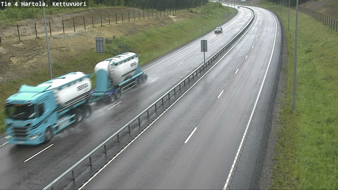 Weather Camera Image Väg 4 Hartola, Kettuvuori, Hartola, Päijät-Häme