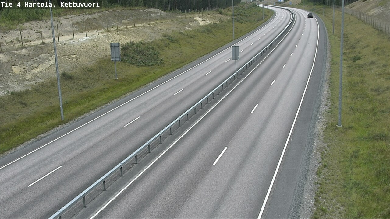 Weather Camera Image Road 4 Hartola, Kettuvuori, Hartola, Päijät-Häme