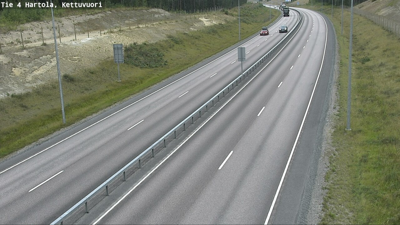 Weather Camera Image Road 4 Hartola, Kettuvuori, Hartola, Päijät-Häme