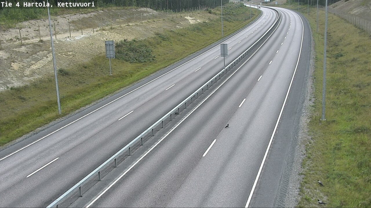 Weather Camera Image Road 4 Hartola, Kettuvuori, Hartola, Päijät-Häme