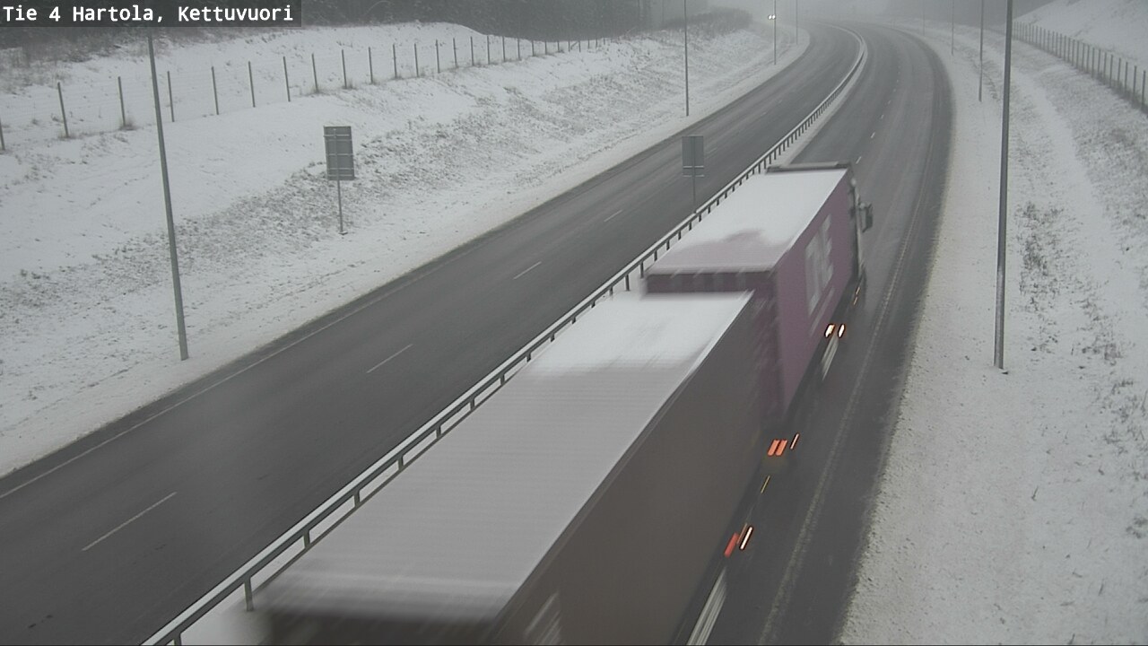 Weather Camera Image Väg 4 Hartola, Kettuvuori, Hartola, Päijät-Häme