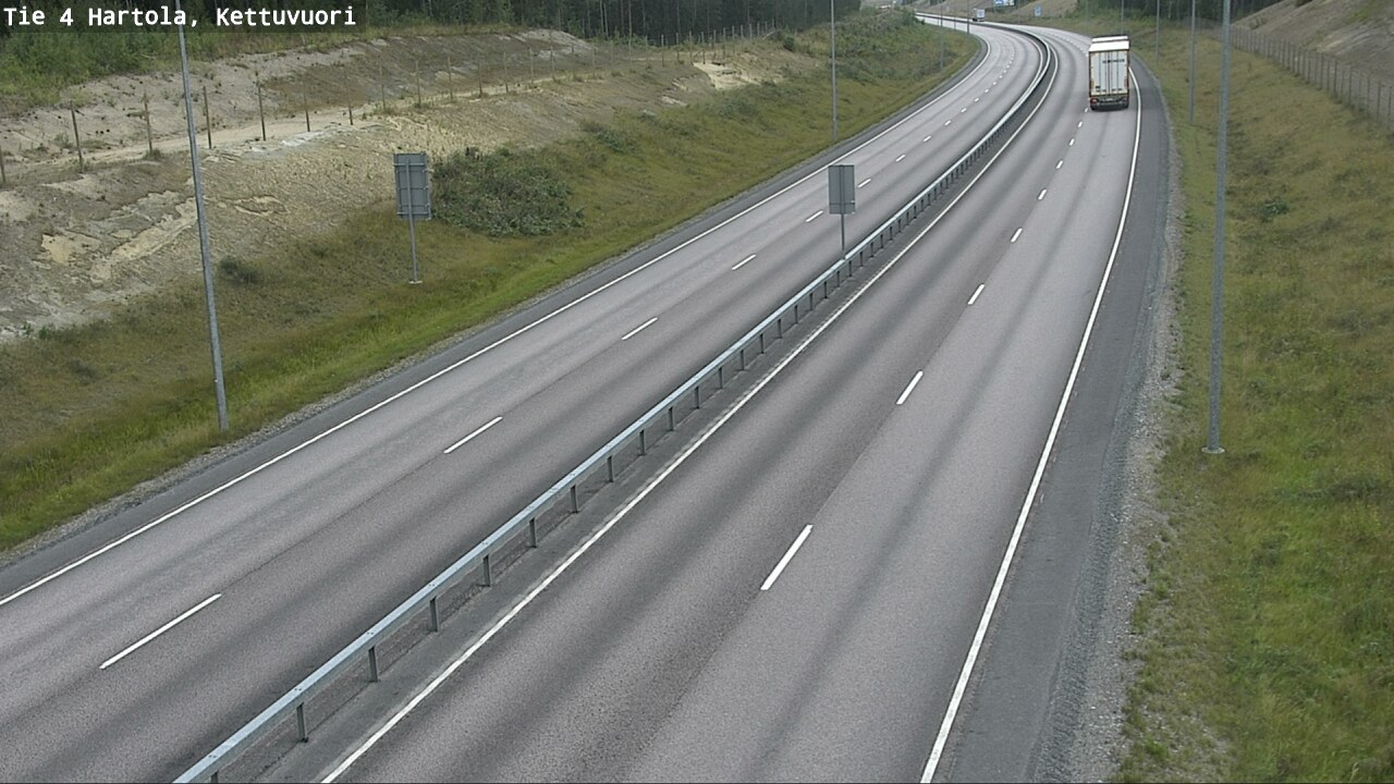 Weather Camera Image Road 4 Hartola, Kettuvuori, Hartola, Päijät-Häme