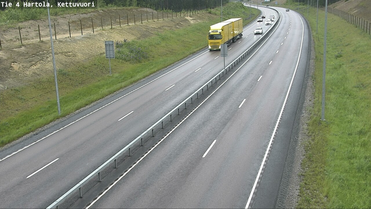 Weather Camera Image Väg 4 Hartola, Kettuvuori, Hartola, Päijät-Häme
