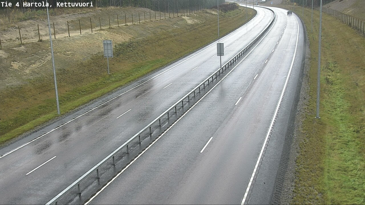Weather Camera Image Väg 4 Hartola, Kettuvuori, Hartola, Päijät-Häme