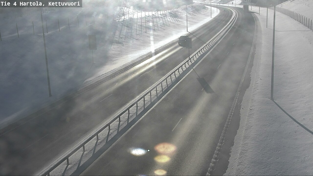 Weather Camera Image Road 4 Hartola, Kettuvuori, Hartola, Päijät-Häme