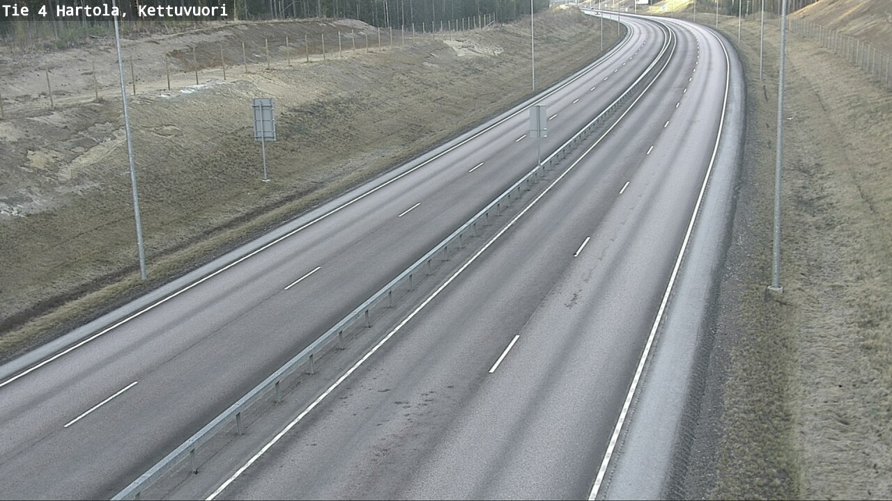 Weather Camera Image Road 4 Hartola, Kettuvuori, Hartola, Päijät-Häme