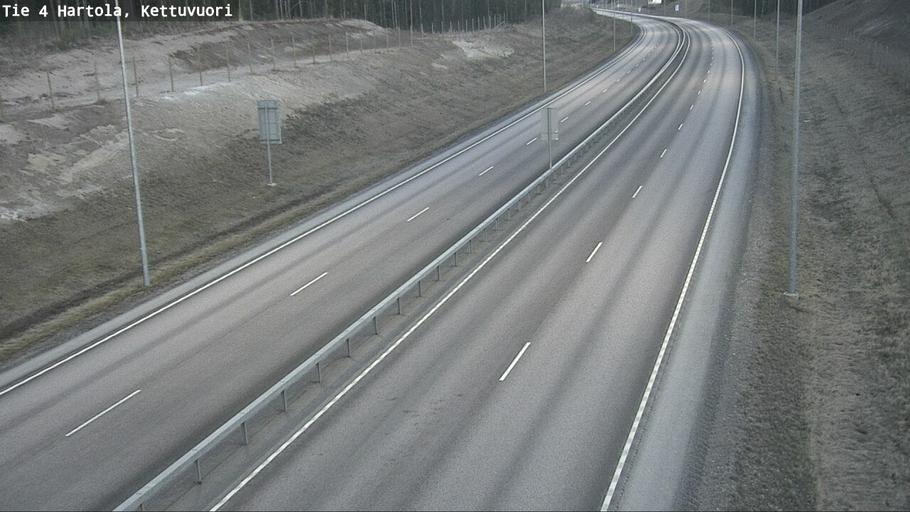 Weather Camera Image Väg 4 Hartola, Kettuvuori, Hartola, Päijät-Häme