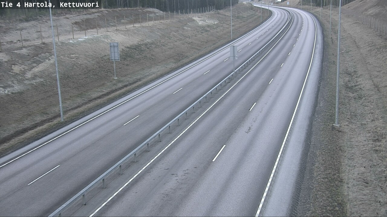 Weather Camera Image Road 4 Hartola, Kettuvuori, Hartola, Päijät-Häme