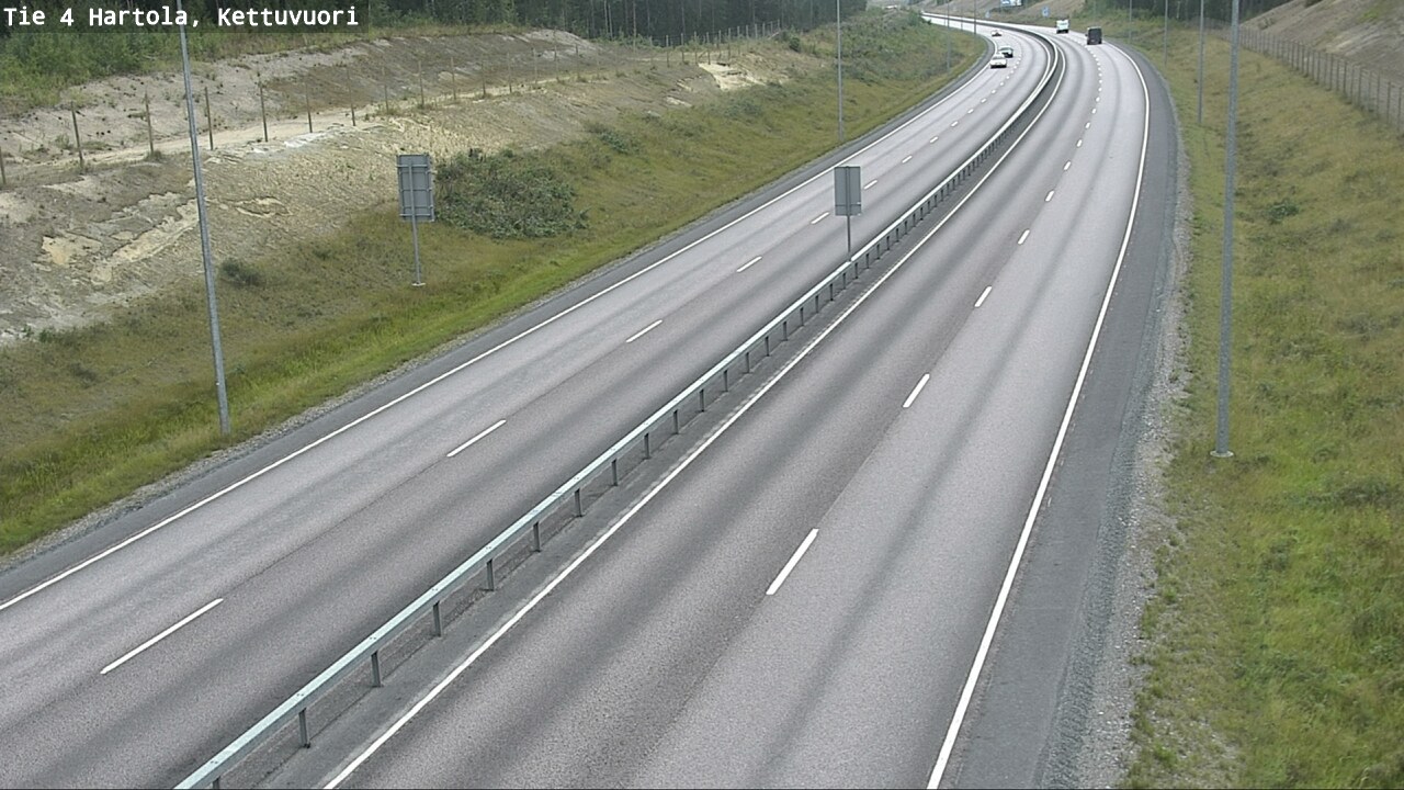 Weather Camera Image Road 4 Hartola, Kettuvuori, Hartola, Päijät-Häme