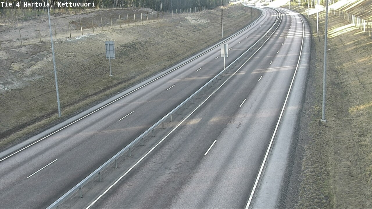 Weather Camera Image Road 4 Hartola, Kettuvuori, Hartola, Päijät-Häme
