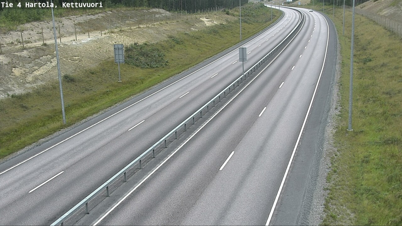 Weather Camera Image Road 4 Hartola, Kettuvuori, Hartola, Päijät-Häme
