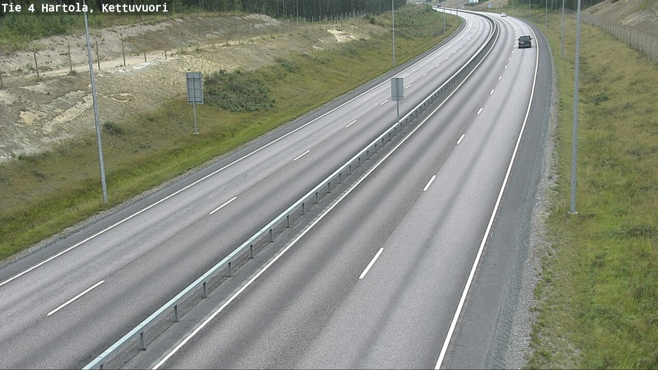 Weather Camera Image Road 4 Hartola, Kettuvuori, Hartola, Päijät-Häme