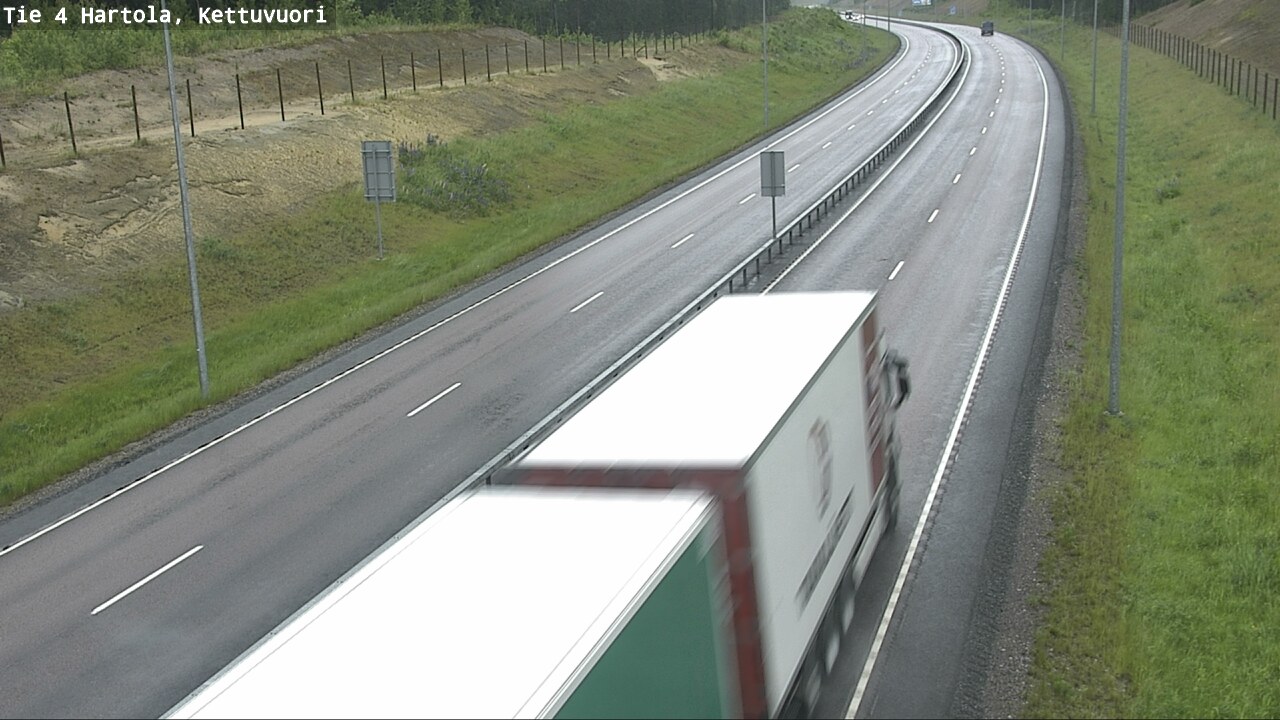 Weather Camera Image Väg 4 Hartola, Kettuvuori, Hartola, Päijät-Häme
