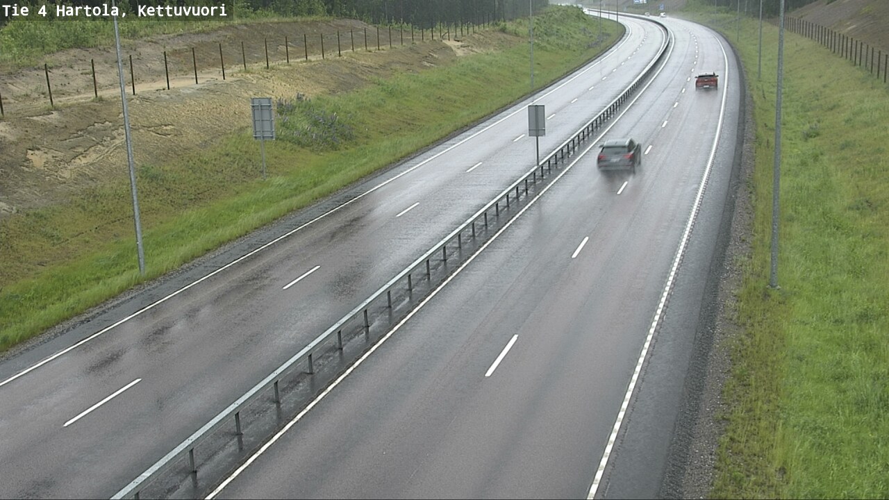 Weather Camera Image Väg 4 Hartola, Kettuvuori, Hartola, Päijät-Häme