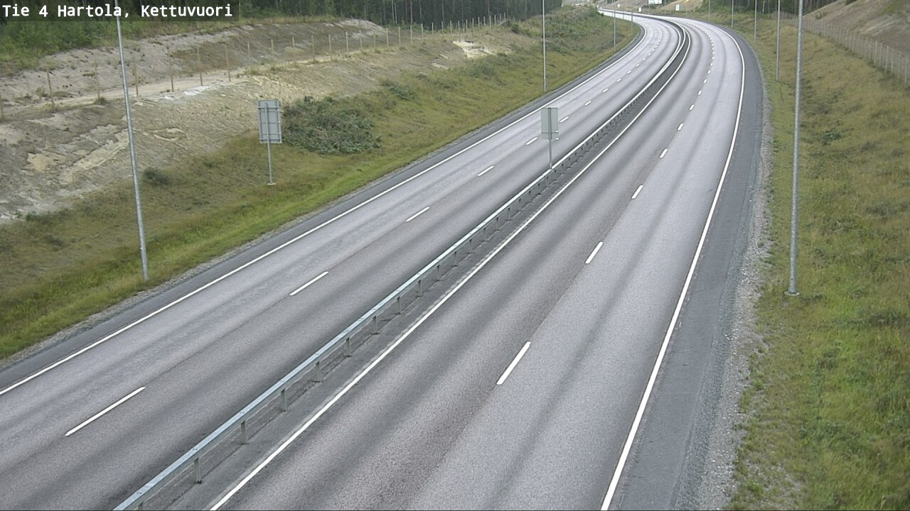 Weather Camera Image Road 4 Hartola, Kettuvuori, Hartola, Päijät-Häme