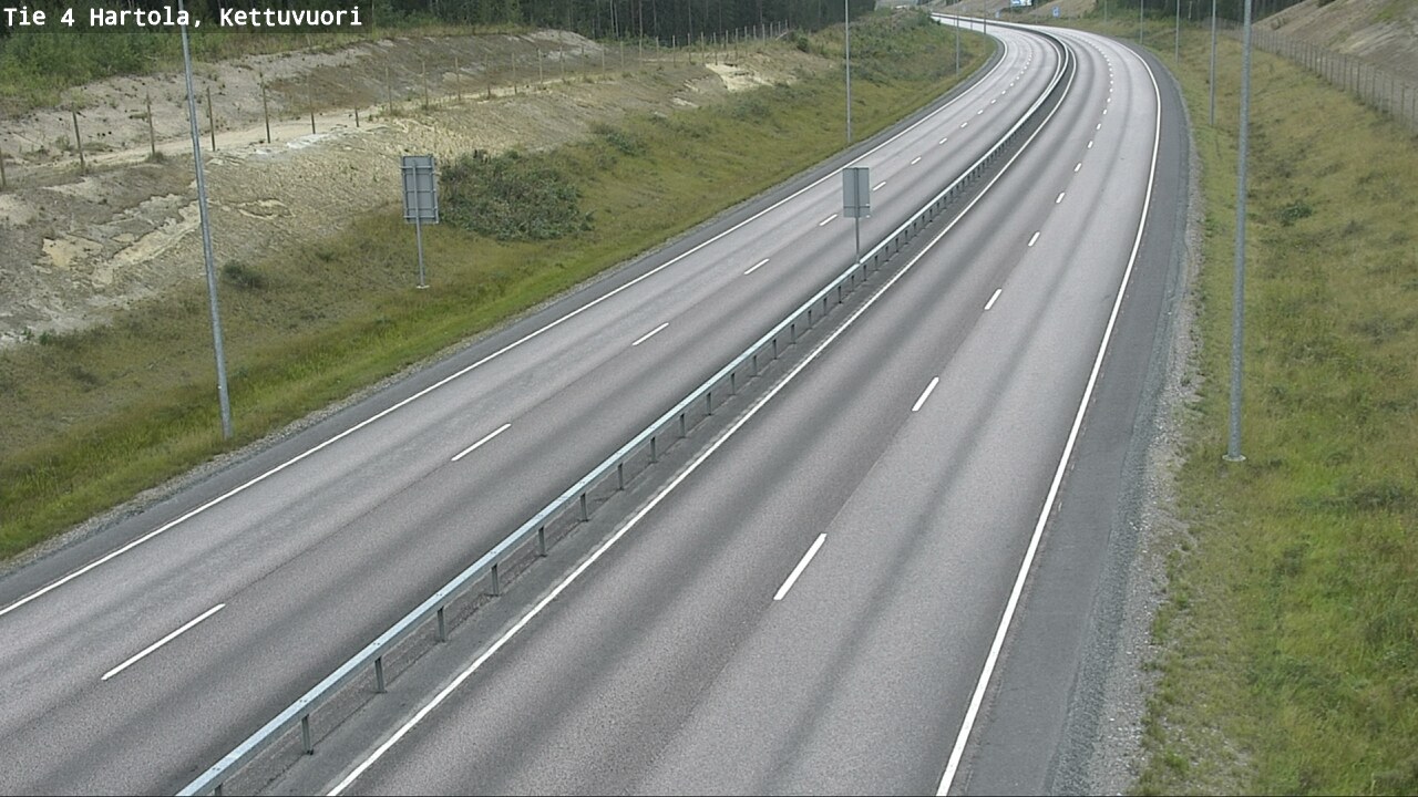 Weather Camera Image Road 4 Hartola, Kettuvuori, Hartola, Päijät-Häme