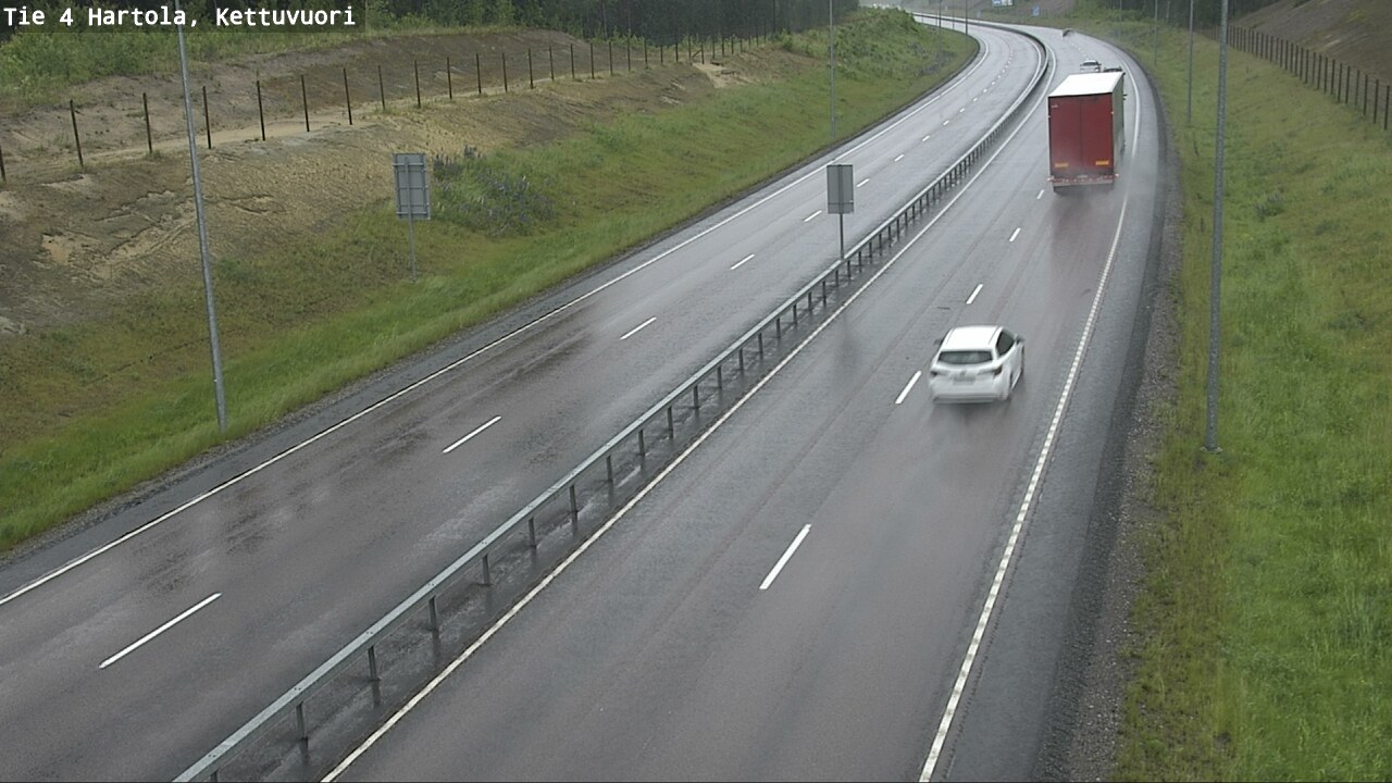 Weather Camera Image Väg 4 Hartola, Kettuvuori, Hartola, Päijät-Häme