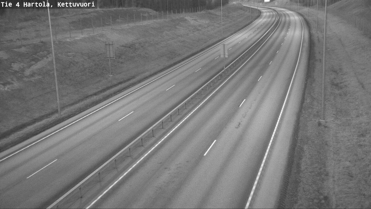 Weather Camera Image Road 4 Hartola, Kettuvuori, Hartola, Päijät-Häme