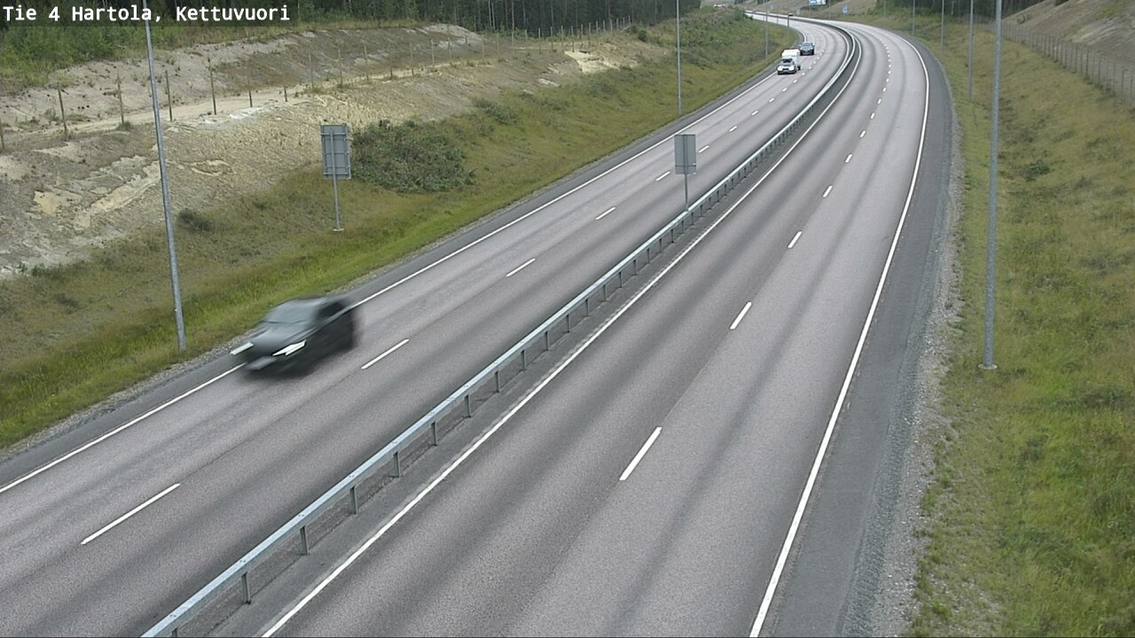 Weather Camera Image Road 4 Hartola, Kettuvuori, Hartola, Päijät-Häme
