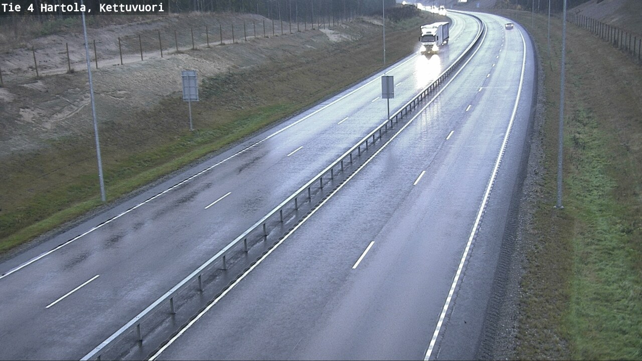 Weather Camera Image Väg 4 Hartola, Kettuvuori, Hartola, Päijät-Häme